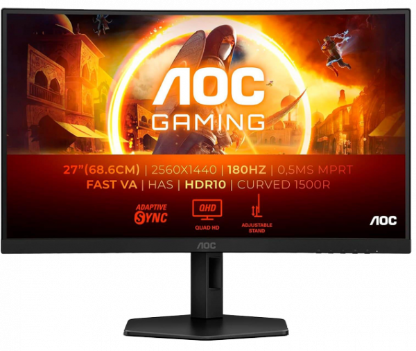  27" AOC CQ27G4X Black/Gray -  1