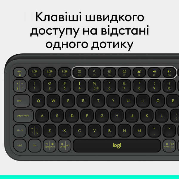  Logitech POP Icon Keys Graphite UKR (L920-013157) -  5