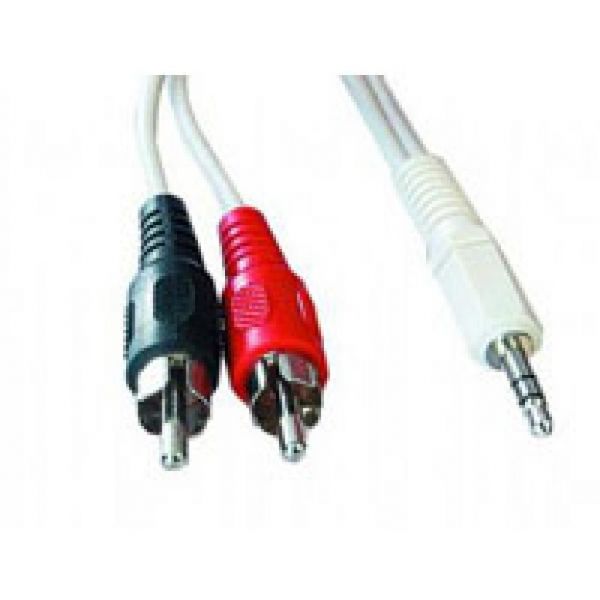  Audio DC3.5>2RCA mini-jack (M) > 2 (M) Cablexpert 5 m (CCA-458-5M) -  1