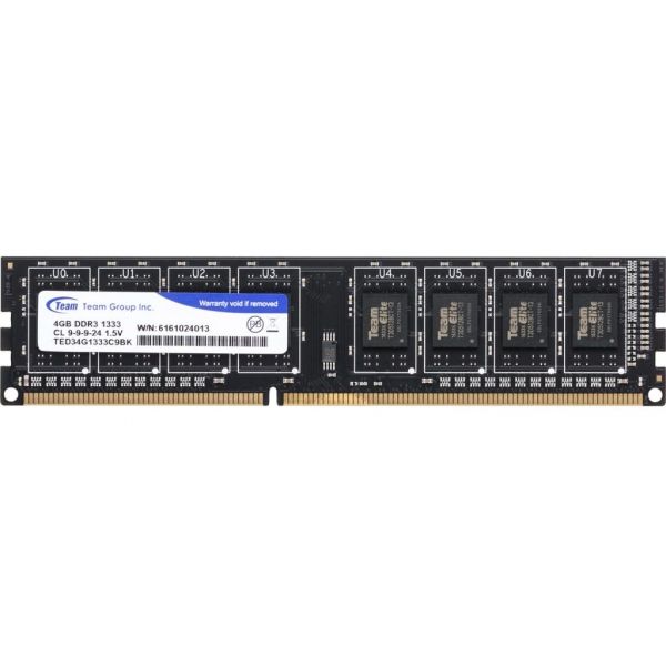     DDR3 4GB 1333 MHz Team (TED34G1333C901 / TED34GM1333C901) -  2