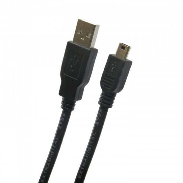   USB 2.0 AM to Mini 5P 1.5m Extradigital (KBU1628) -  1
