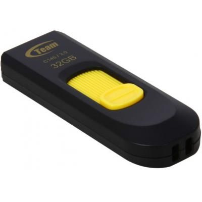 USB 3.0 Flash Drive 32Gb Team C145 Yellow / 70/30Mbps / TC145332GY01 -  2