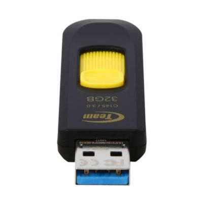 USB 3.0 Flash Drive 32Gb Team C145 Yellow / 70/30Mbps / TC145332GY01 -  4