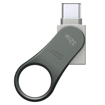 USB   Silicon Power 32GB Mobile C80 Silver USB 3.2 (SP032GBUC3C80V1S) -  4