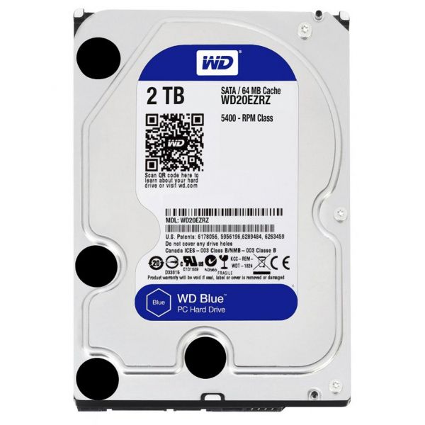   3.5" 2TB WD (WD20EZRZ) -  1