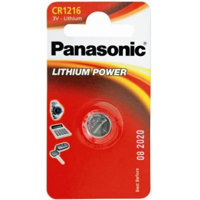  PANASONIC CR 1216 * 1 LITHIUM (CR-1216EL/1B) -  1