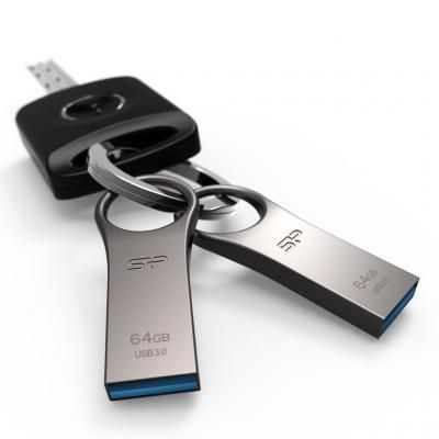 USB   Silicon Power 64GB Jewel J80 Titanium USB 3.0 (SP064GBUF3J80V1T) -  2