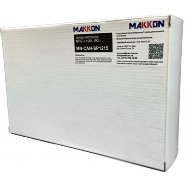  Canon NPG-1, Black, NP-1215/1218/1318/1510/1520/1530/1550/2010/2020/2120, 190 , Makkon (MN-CAN-SP1215) -  1