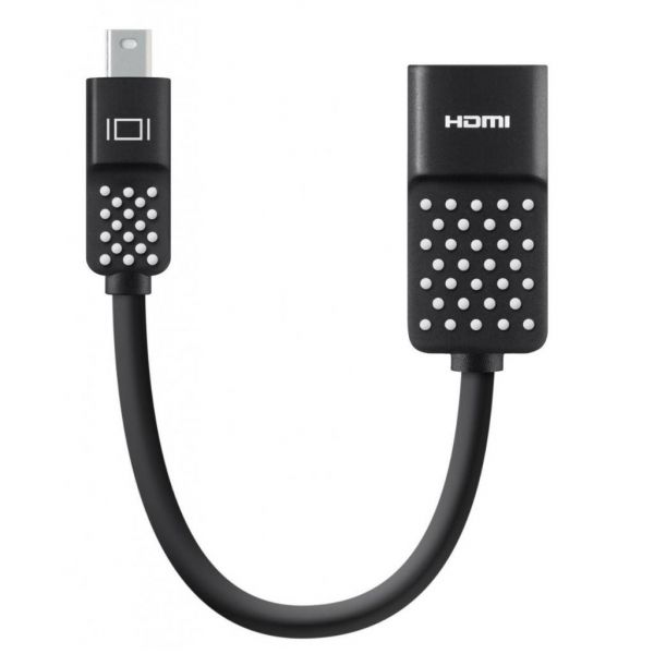  Belkin mini DisplayPort - HDMI (M/F), 0.12 , Black (F2CD079bt) -  1