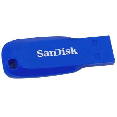 USB   SanDisk 16GB Cruzer Blade Blue Electric USB 2.0 (SDCZ50C-016G-B35BE) -  2