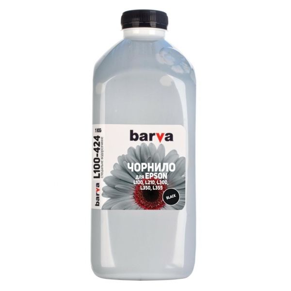  BARVA EPSON L100/L210/L300/L350/L355 (T6641) 1 BLACK (L100-424) -  1