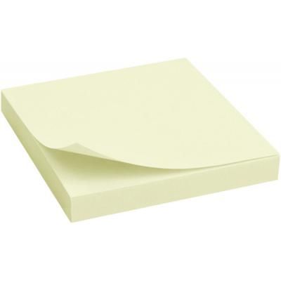    Axent with adhesive layer 75x75, 100sheets., pastel yellow (2314-01-) -  1