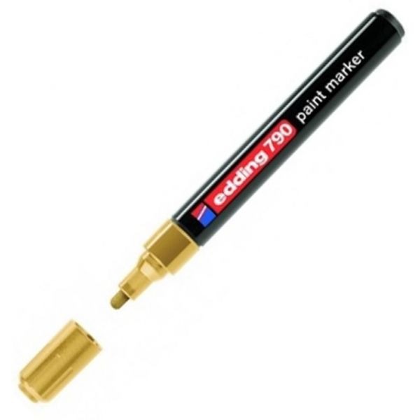  Edding Paint e-790 2-3 , round tip, gold (790/12) -  1