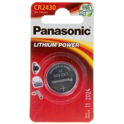  PANASONIC CR 2430 * 1 LITHIUM (CR-2430EL/1B) -  1