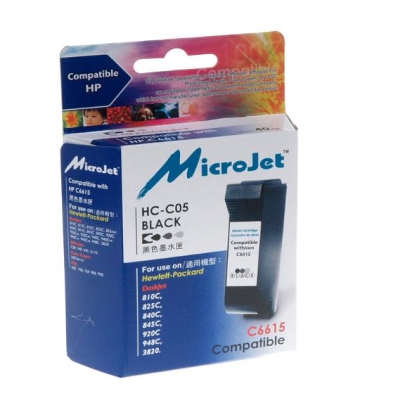  MicroJet  HP 15 Black (HC-C05) -  1