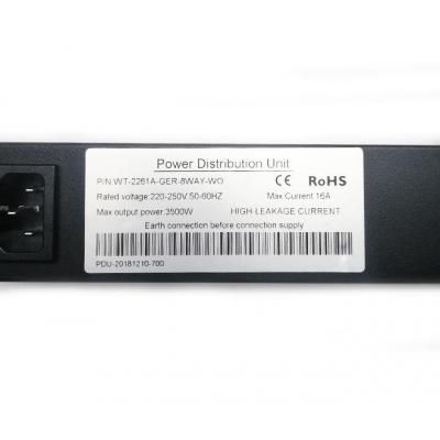   Eserver 19" 8 , ., .  PDU 220, 16 (WT-2261A-GER-8WAY-WO) -  4