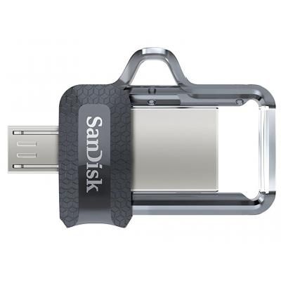 USB   SANDISK 64GB Ultra Dual Black USB 3.0 OTG (SDDD3-064G-G46) -  2