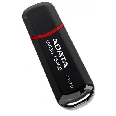 USB   A-DATA 64GB UV150 Black USB 3.0 (AUV150-64G-RBK) -  2