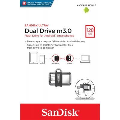 USB   SANDISK 128GB Ultra Dual Drive M3.0 USB 3.0 (SDDD3-128G-G46) -  7