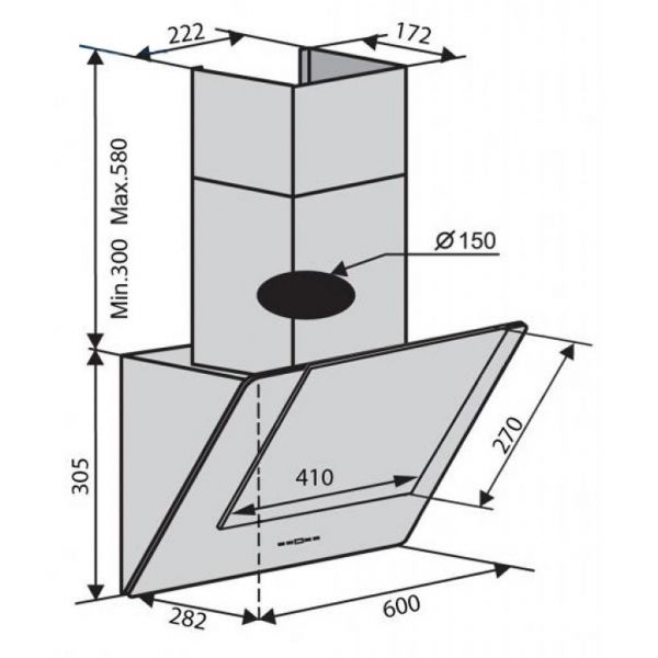  VENTOLUX DIAMOND 60 wh (700) PB -  2