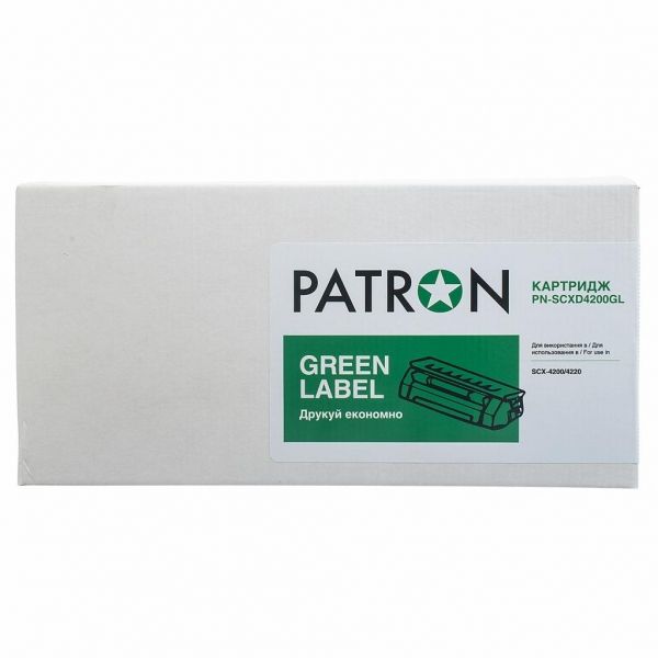  Patron SAMSUNG SCX-4200/4220 GREEN Label (PN-SCXD4200GL) -  2