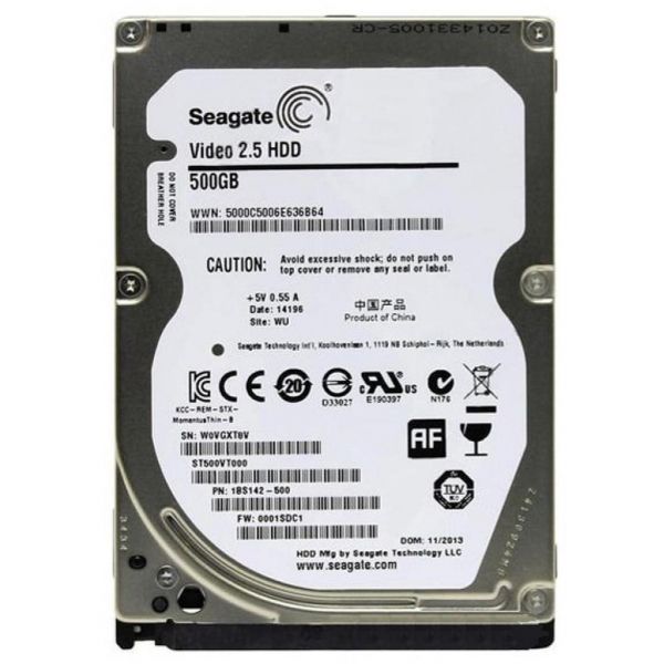     2.5" 500GB Seagate (# ST500VT000 #) -  1