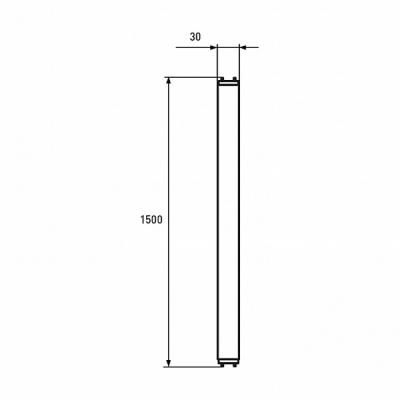  Eurolamp G13 (LED-T8-24W/4000(nano)) -  2