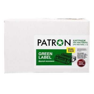  PATRON HP LJ CB435A/CANON 712 GREEN Label (DUAL PACK) (PN-35A/712DGL) -  1