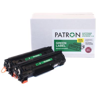  HP 83A (CF283A), Black, M125nw/M127fn/M127fw, 1.5k, Patron Green, Dual Pack (PN-83ADGL) -  2