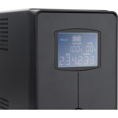    Vinga LCD 1200VA metal case (VPC-1200M) -  3