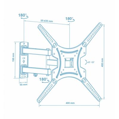   Walfix R-383B (VESA400400) -  2