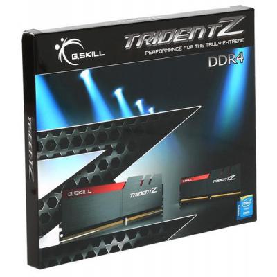  '  ' DDR4 16GB (2x8GB) 3200 MHz Trident Z Silver H/ Red G.Skill (F4-3200C16D-16GTZB) -  3