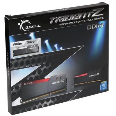  '  ' DDR4 16GB (2x8GB) 3200 MHz Trident Z Silver H/ White G.Skill (F4-3200C16D-16GTZSW) -  3