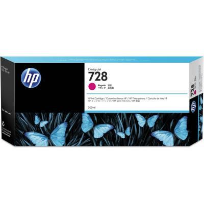  HP DJ No.728 Magenta, DesignJet T730/T830 300 ml (F9K16A) -  1