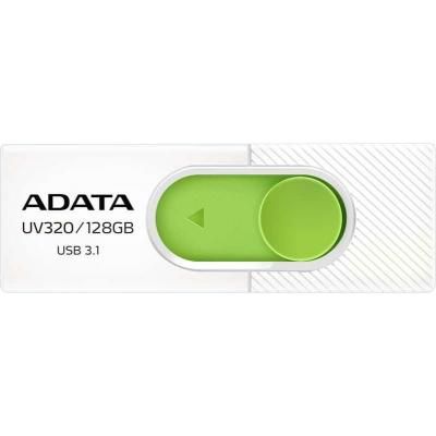 USB   ADATA 128GB UV320 White/Green USB 3.1 (AUV320-128G-RWHGN) -  1