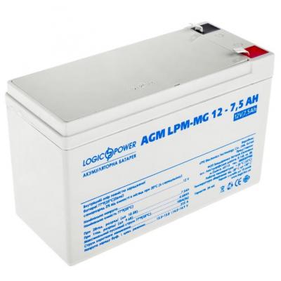    12 7.5 LogicPower, AGM LPM-MG12-7.5AH, ,  151x65x100 (6554) -  1