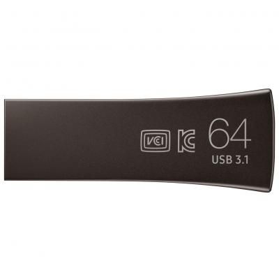 USB   Samsung 64GB Bar Plus Black USB 3.1 (MUF-64BE4/APC) -  2