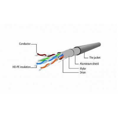 - Cablexpert 0.5 FTP, Cat 6,  (PP6-0.5M/BK) -  2