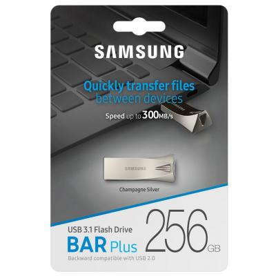 USB   Samsung 256GB Bar Plus Silver USB 3.1 (MUF-256BE3/APC) -  7