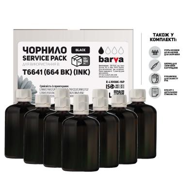  Barva Epson L100/L210/L300/L350/L355 Black 10x100 Service Pack (E-L100Bk-1SP) -  1