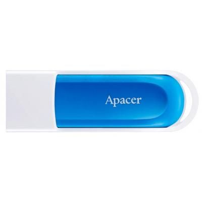 USB Flash Drive 64Gb Apacer AH23A White-Blue, AP64GAH23AW-1 -  1