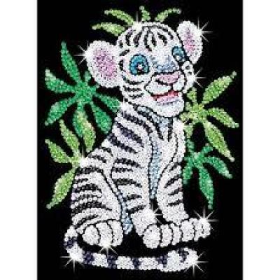    Sequin Art RED Toby the White Tiger Cub (SA0906) -  1