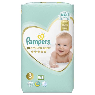 ϳ Pampers Premium Care Midi  3 (6-10), 60 (4015400274780) -  2