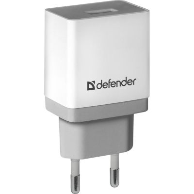   Defender UPA-21 white, 1xUSB, 5V/2.1A (83571) -  1