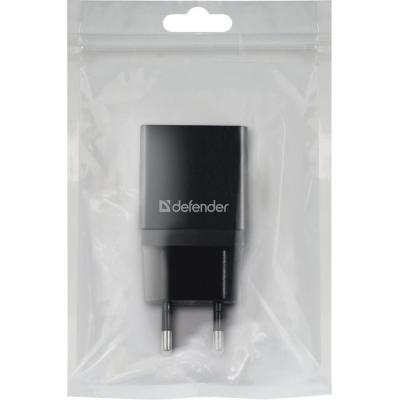   Defender EPA-10 black, 1xUSB, 5V / 2.1A (83572) -  3