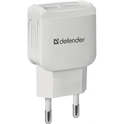   Defender UPA-22 white, 2xUSB, 2.1A (83580) -  1