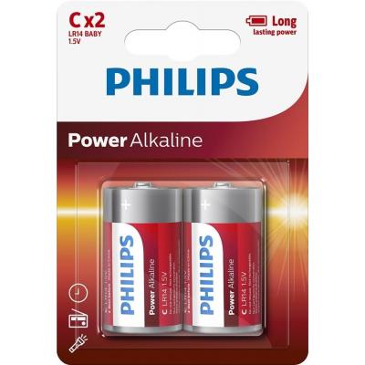  PHILIPS C LR14 Power Alkaline * 2 (LR14P2B/10) -  1