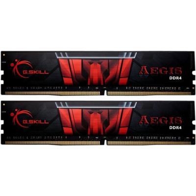  16Gb x 2 (32Gb Kit) DDR4, 3000 MHz, G.Skill Aegis, 16-18-18-38, 1.35V (F4-3000C16D-32GISB) -  1