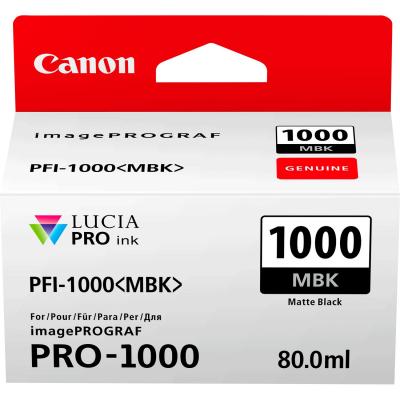  Canon PFI-1000MBk (Matte black) (0545C001) -  1