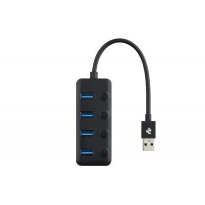  2E USB 2.0 to 4*USB3.0, with switch, 0.25  (2E-W1405) -  2